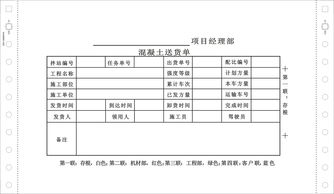 精準印刷，助力高效物流 電腦機打送貨單與商品混凝土發貨單解決方案